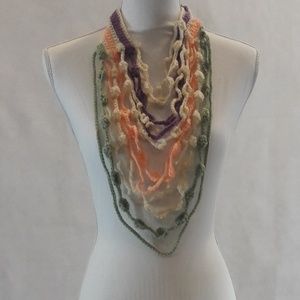 Maxi Collar, Necklace, Colorful, Hand Crafted